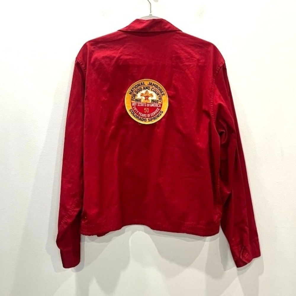 1960 Boy Scouts America Official Jacket Red Wool 5th National Jamboree L